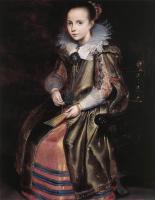 Vos, Cornelis de - Elisabeth Vekemans as a Young Girl